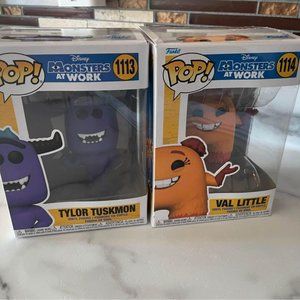 Funko Pop Monsters Tylor Tuskmon and Val